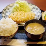 揚げもの処 かつひろ - ロースかつ定食