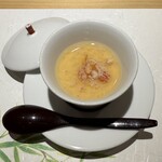 名古屋 栄 鮨 栄華 - カニの茶碗蒸し