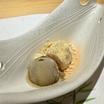 名古屋 栄 鮨 栄華 - ほうじ茶わらび餅