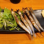 炭火焼とりもつ焼き 鶏冠 - 