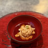 妙見石原荘 食菜石蔵 - お椀 : 鱧と生湯葉