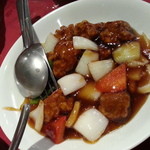 五修堂 - 酢豚の中（６００円）です。２０１４年８月