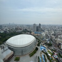 アーティスト カフェ - 窓からの眺め、今回はドームサイドのお席でした