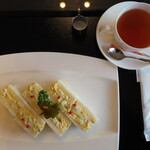 CAFE De Mur Blanc - 2025年の｢モーニングセット日替わりサンド｣715円