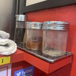 麺屋 桐龍 - 調味料