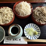 上川の里 - 三色そば1430円
