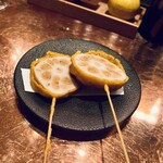 串焼 上乃裏 - あったかい辛子蓮根うますぎて開眼した