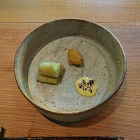 出羽屋 - アスパラとそら豆揚げ物