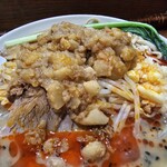 限界を超えろ - 【限定】担々麺　ニンニクアブラ　1200円