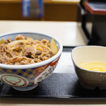 吉野家 - 牛丼（並）、生玉子