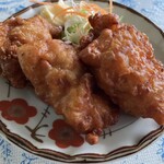 大衆料理 とむら - とりから３個(\390)