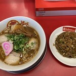 丸髙中華そば - 炒飯セット