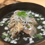 雪花菜 - 賀茂茄子の含め煮と牛タンの柔らか煮