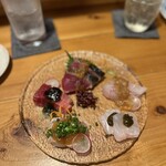恵比寿 今市 - おまかせ刺身盛り合わせ