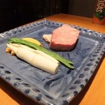 Pari Yuugao - サーロインステーキこれから焼きます。