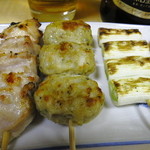 焼き鳥　十五 - とり、つくね、ねぎ