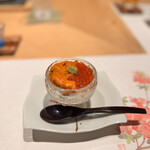 鮨 矢野 - ウニといくらのミニ丼