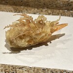 日本橋 蕎ノ字 - 海老の頭　二個