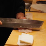 割烹さいお - 骨切り