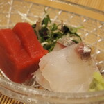 割烹さいお - 本鮪＆鯒(コチ)