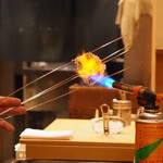 割烹さいお - 少し炙って