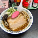ラーメン 秀峯 - 「秀峯（生姜醤油）／もやし」1,000円（2023.10/27）