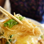 中国四川料理石林 - 貴重な細麺、気に入っています＾＾