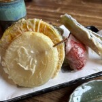そば工房 篠 - 野菜天ぷらサクサクです♪