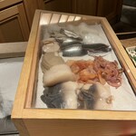 寿司栄 - 本日のネタ