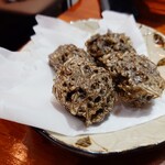 ふくろう亭 - もずく天ぷら 700円