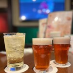 CELTS - ◇ジャズベリー¥715×2

苦味の苦手な人が初めて飲むクラフトビールとしてオススメ♡(๑˃̵ᴗ˂̵)

ラズベリーの心地よい酸味と爽やかさを感じる
フルーツビールタイプの発泡酒です♪( ´▽｀)