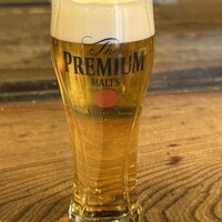 名古屋コーチン 一鳳  にしき - サントリープレミアムモルツ生