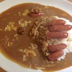 大阪マドラス - あらびきウィンナーカレーチーズトッピング　ご飯少な目　\750