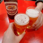 台湾料理 味仙 大阪駅前第2ビル地下1階店 - 店名入りグラスが良き