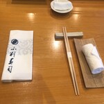 小判寿司 - テーブル