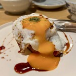 丸鶏料理と濃厚水炊き鍋 鳥肌 - ポテサラ