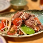 丸鶏料理と濃厚水炊き鍋 鳥肌 - ホタルイカ