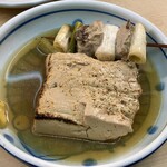 正宗屋 - おでん（ねぎま＋厚揚げ）