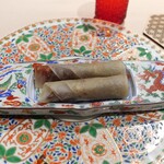 銀座嘉禅 - 北京ダックロール2本（１本追加）