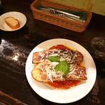 白ナスのピリ辛ステーキ