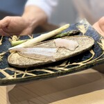 てんぷら てらおか - 天ぷらの具材 キスとハモ