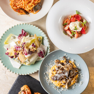 種類豊富なベジタリアンメニュー