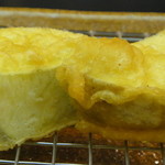 天ぷら旬菜　由庵 - 本日のおまかせ天ぷら700円(天ぷら五品と小鉢)・・・黄金千貫