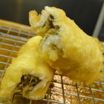 天ぷら旬菜　由庵 - 国産活け穴子400円