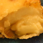 天ぷら旬菜　由庵 - プリンの天ぷら・・・齧った。