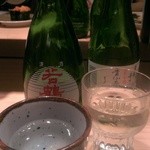 Tsukiji Gin I Kkan - 若鶴￥450、吉兆￥550