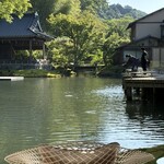 あさば - 能舞台と池とみどりと