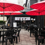 炭火焼き らくざ - テラス席　雨天時キャンセル料不要