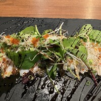 創作イタリアンちゃぶっとりあ - ヒラメのカルパッチョ