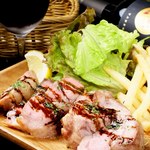 Solid and handsome! Grilled Kirishima pork